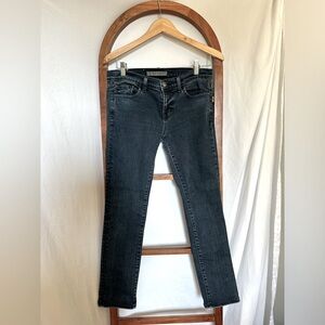 J Brand, middle blue low rise pencil leg jeans in size 29